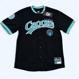 NWT Crooks & Castles Baseball Jersey